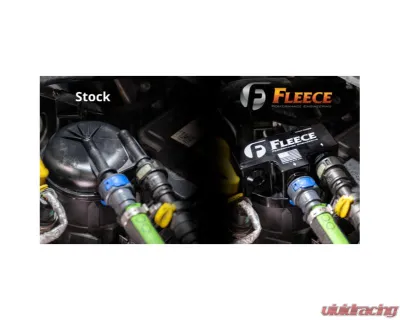 Fleece Performance Engine Mounted Filter Assembly Ford Powerstroke 6.7L 2011-2024 - FPE-FMC-UHFA-1123