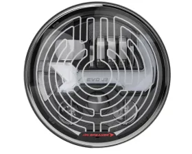 J.W. Speaker Heated Series Headlight Kit 8700 Evolution J3 Graphite Jeep Wrangler JKs | Wrangler Unlimited 2017+