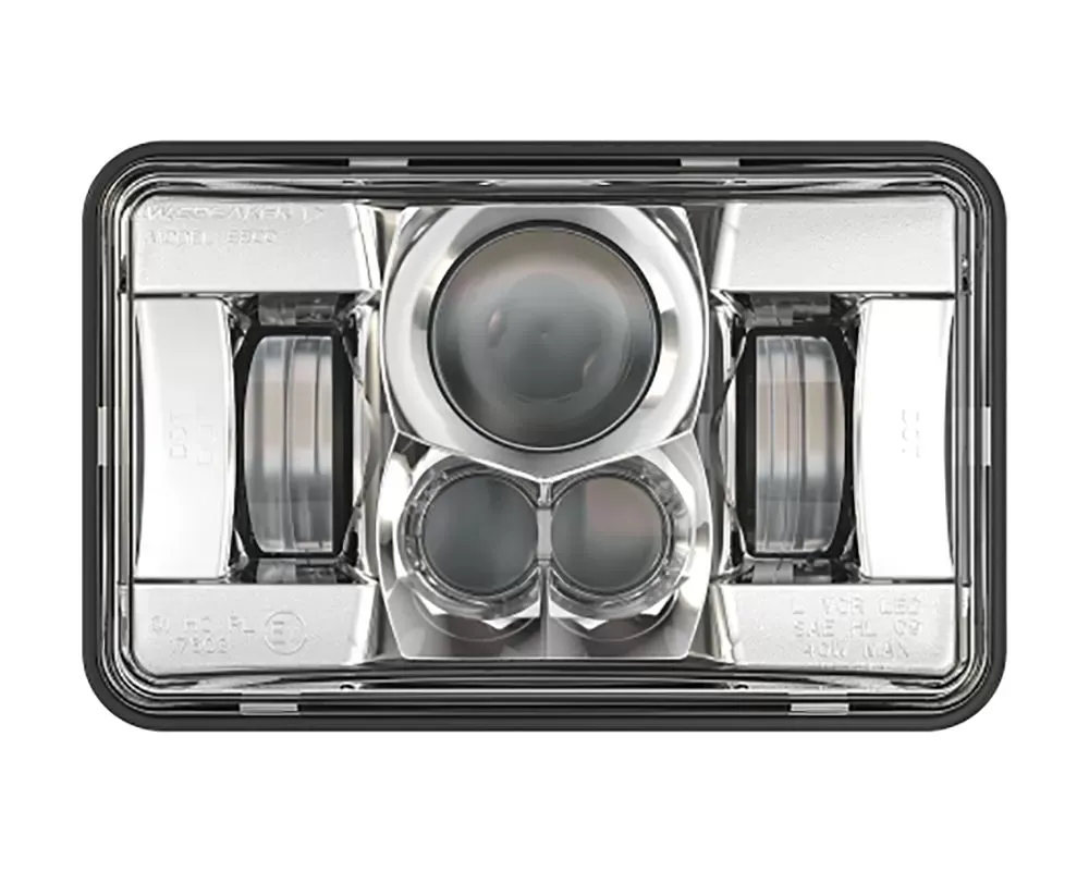 J.W. Speaker Model 8800 Evolution 2 ECE LHT Low Beam LED Headlights w/ Chrome Bezel - 0551391