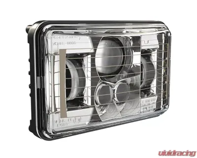 J.W. Speaker Model 8800 Evolution 2 DOT/ECE LED RHT Low Beam LED Headlights w/ Chrome Bezel - 0551371