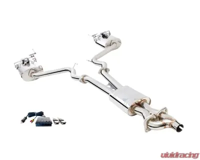 XForce Exhaust System Kit Ford Mustang EcoBoost | GT Coupe | Convertible 2015-2022 - ES-FM17-02-VMK-CBS