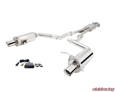 XForce Exhaust System Kit Ford Mustang EcoBoost | GT Coupe | Convertible 2015-2022 - ES-FM17-VMK-CBS