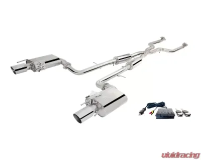 XForce Exhaust System Kit Lexus IS 250 | 350 6cyl Gen 3 2014-2017 - ES-LIS351-VMK-CBS