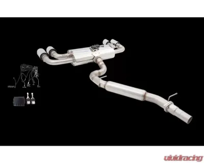 XForce Exhaust System Kit Audi S3 Hatch 2013-2017 - ESAS3HVKCS