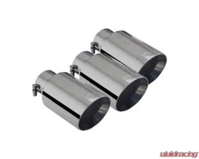 XForce Black Exhaust Tips Honda Civic Type R FK8 2017-2021 - ESHCR17BLKTIP