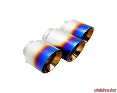 XForce Blue Exhaust Tips Honda Civic Type R FK8 2017-2021 - ESHCR17BLUTIP