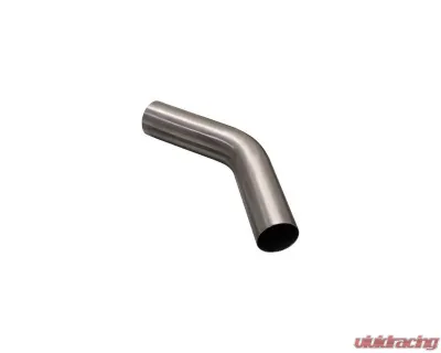 XForce 2.25" 45 degree 1.5D 6" Leg Exhaust Tubing Mandrel Bend Steel Polished - MS225-45
