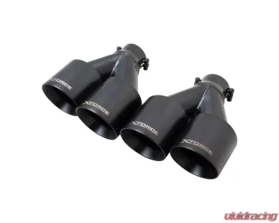 Xforce Exhaust Tail Pipe Tip Black Tip Option Subaru WRX Sedan 2011+ - ESSW27BLKTP