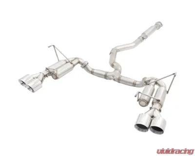 XForce 304 3inch Catback System w/Quad Hot Dog rear Subaru WRX Sedan 2011 - ESSW28CS
