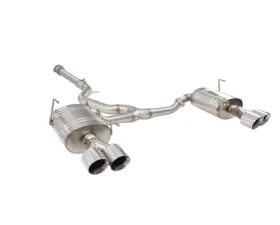 XForce 304 Stainless Steel 3inch Catback System w/Quad Tips Subaru WRX VB