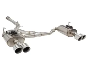 XForce 304 Stainless Steel 3inch Varex Valved Catback System w/Quad Tips Subaru WRX VB