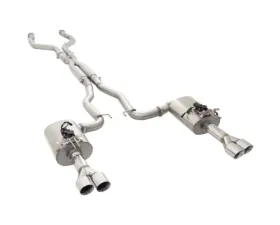 XForce Stainless Steel Twin 3inch System with Hot-Dog Centre Muffler and Varex Rear Mufflers Holden Commodore SS | SS-V