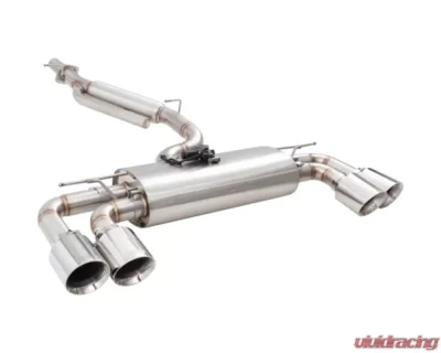 XForce 304 Stainless Steel 3inch Catback System w/Varex Volkswagen Golf R MK8 - ESVW13VKCS