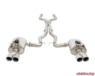 Xforce Stainless Steel Twin 3" System w/ Straight Pipe Centre Muffler & Varex Rear Mufflers Pontiac G8/Chevrolet SS Sedan - ESVF74VKCS