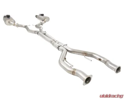 Xforce Stainless Steel Twin 3" System w/ Straight Pipe Centre Muffler & Varex Rear Mufflers Pontiac G8/Chevrolet SS Sedan - ESVF74VKCS