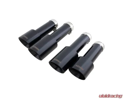 XForce Black Exhaust Tips Audi S3 8V Sedan 2013-2017 - ES-AS3S-BLACKTIPS