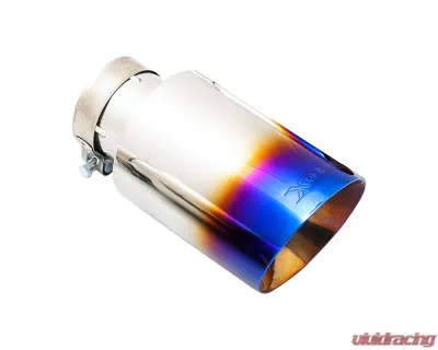 XForce Blue Burnt Look Round Angle Cut Tip Ford Bronco 2021-2025 - ESFB21BLUTIP