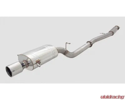 Xforce Cat Back With Oval Single Outlet Muffler 409 Subaru WRX/STI GC GD GG 1994-2007 - E4-SW05-MP02-CBS