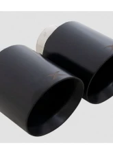 Xforce 4.5" Black Tips (Will fit Xforce system only) Toyota GR86|Subaru BRZ (ZN8/ZD8) 2022-2025                                     - ESBRZTIPSBK - Image 3