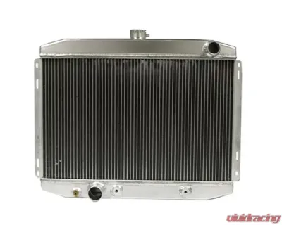 Scott Drake 24" High Perf. Aluminum Radiator w/Trans Cooler - Big Block Ford Mustang 1968-1970 - 379-2AL
