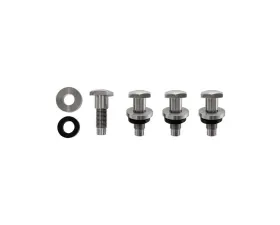 Scott Drake Seat Belt Bolt Kit Stainless Steel