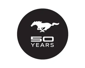 Scott Drake 50 Years Windshield Decal Ford Mustang 1964-2022