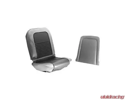 Scott Drake Full Set Convertible Upholstery Black Ford Mustang Convertible 1967 - 67CV-S-FULL-BK