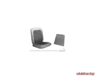 Scott Drake Full Set Coupe Upholstery Black Ford Mustang 1968 - 68CP-S-FULL-BK