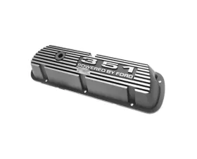 Scott Drake Aluminum Valve Covers 351 Powered by Ford Logo Ford Mustang 1969-1973