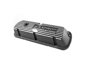Scott Drake Aluminum Valve Covers Black with Bronco Powered by Ford Logo Ford Bronco 1966-1977