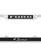 Scott Drake License Plate Frame for Ford Bronco 1966-1977, Chrome Zinc Metal Finish                                     - ACC-LPF-BRONCO - Image 4