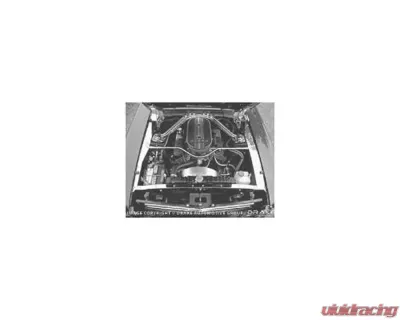 Scott Drake Underhood Stainless Trim Ford Mustang 1967-1968 - ACC-UHT-67