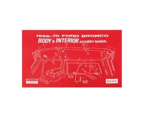 Scott Drake BODY/INT Manual Ford Bronco 1966