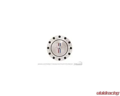 Scott Drake Billet Fuel Cap Horse Emblem Ford Mustang 1964-1973 - B-9030-H