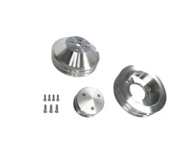 Scott Drake 390-428 Billet Pulley Kit w/o AC Ford Mustang 1967-1970