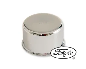 Scott Drake Push On Closed Oil Cap with FoMoCo Logo Ford Mustang | Bronco 1964-1977