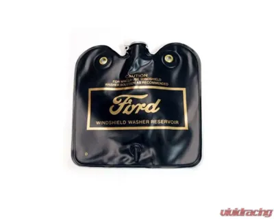 Scott Drake Windshield Washer Reservoir Bag Flip Top Gold Ford Logo Ford Mustang 1966-1967 - C1AZ-17618-D