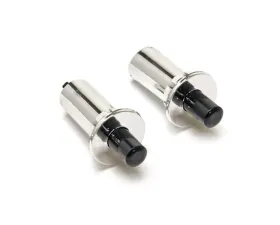 Scott Drake Courtesy Light Switches Chrome Pair Ford Mustang 1965-1967
