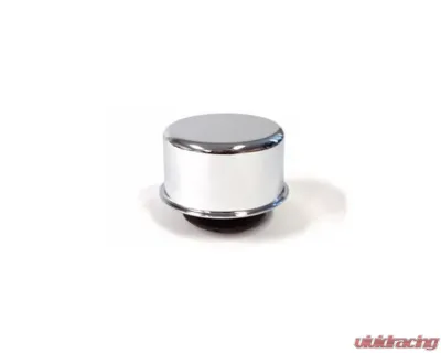 Scott Drake Oil Caps Twist-on chrome Motorcraft Ford Mustang 1965-1968 - C3AZ-6766-E