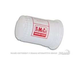 Scott Drake Fuel Pump Filter Canister FoMoCo Logo Ford Mustang 1964-1965