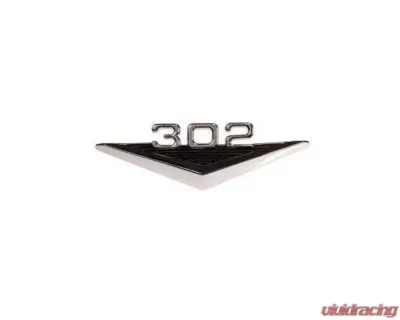Scott Drake Fender Emblem 302 Ford Mustang 1964-1966 - C3OZ-16228-302
