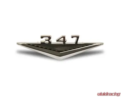 Scott Drake Fender Emblem 347 Ford Mustang 1964-1966 - C3OZ-16228-347