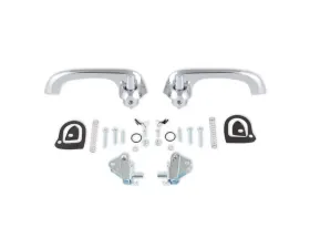 Scott Drake Exterior Door Handle Kit Chrome Show Quality Ford Mustang 1964-1966