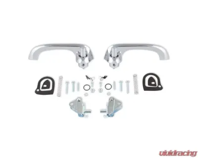 Scott Drake Exterior Door Handle Kit Chrome Show Quality Ford Mustang 1964-1966 - C4DZ-6222404-5P
