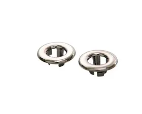 Scott Drake Lock Knob Grommets Chrome Ford Mustang 1965-1968