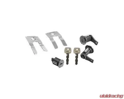 Scott Drake Door Lock and Ignition Cylinder Set Ford Mustang 1965-1966 - C5DZ-6222050-B