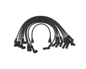Scott Drake 8mm Ford Logo Ignition Wires Black Ford Mustang 1964-1973