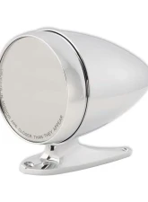 Scott Drake Chrome Bullet Exterior Mirror with Long Base and Convex Glass Ford Mustang 1965-1968                                     - C5RZ-17696-ALC - Image 2