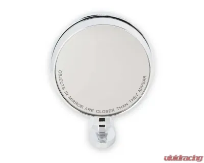 Scott Drake Chrome Bullet Exterior Mirror with Long Base and Convex Glass Ford Mustang 1965-1968 - C5RZ-17696-ALC