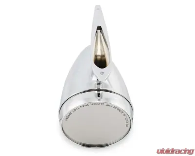 Scott Drake Chrome Bullet Exterior Mirror with Long Base and Convex Glass Ford Mustang 1965-1968 - C5RZ-17696-ALC